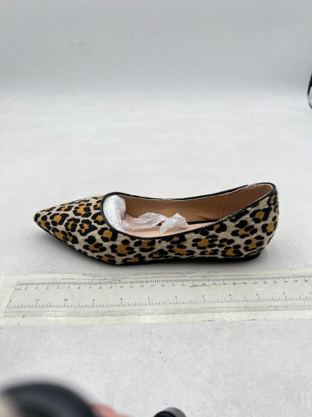 FOWT Brown Comfortable Slip On Pointed Toe Flat Heel Pumps Flats Daily Shoes
